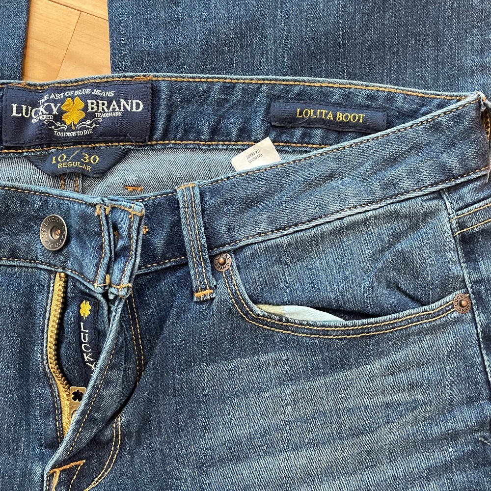 Lucky brand Lolita boot cut brand new size 10